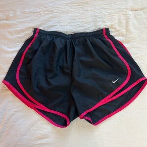 Nike‎ Women's Athletic Shorts Black with Pink Accents